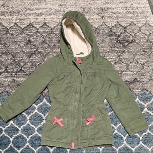 Cherokee Olive Green Jacket with White Lining